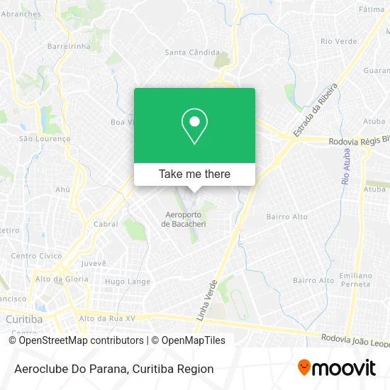Aeroclube Do Parana map