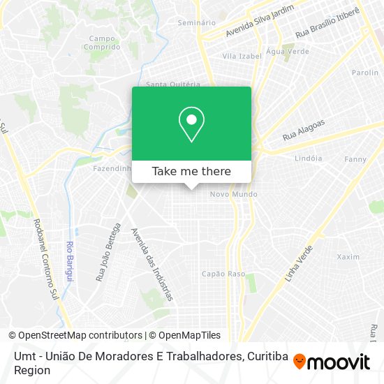 Umt - União De Moradores E Trabalhadores map