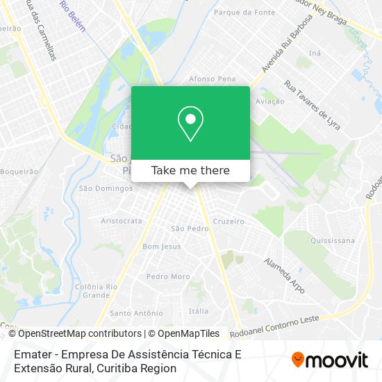 Emater - Empresa De Assistência Técnica E Extensão Rural map