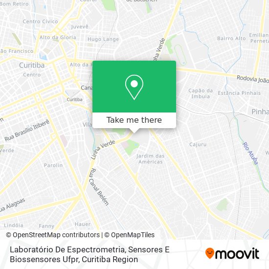 Laboratório De Espectrometria, Sensores E Biossensores Ufpr map