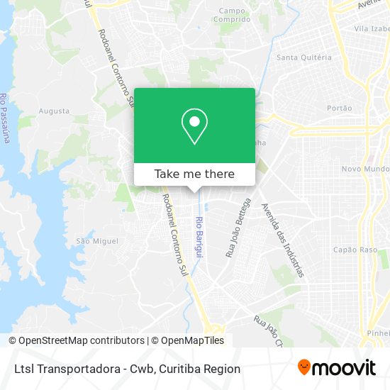 Ltsl Transportadora - Cwb map