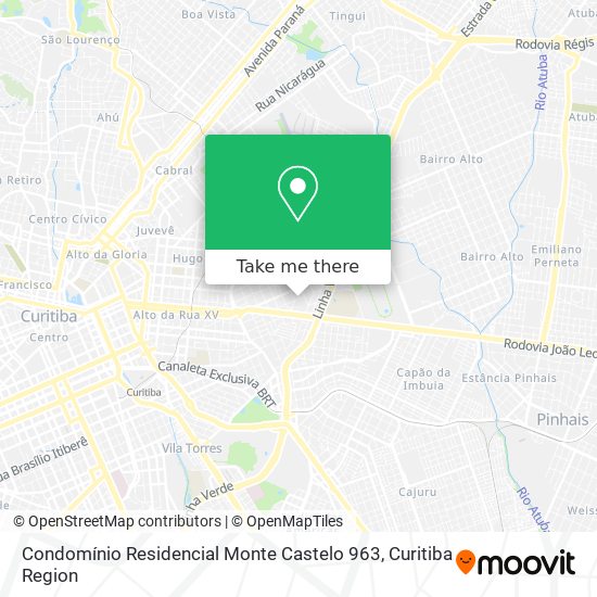 Condomínio Residencial Monte Castelo 963 map