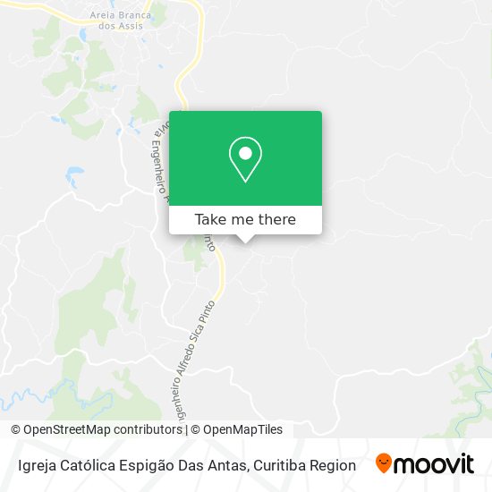 Igreja Católica Espigão Das Antas map