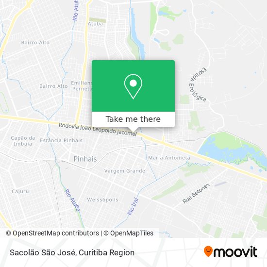 Sacolão São José map