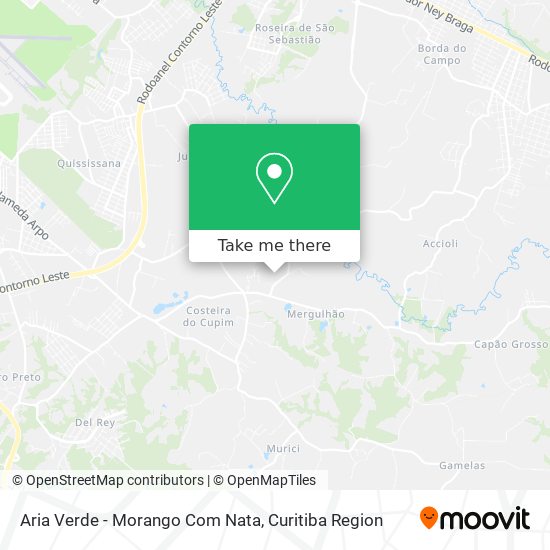 Aria Verde - Morango Com Nata map