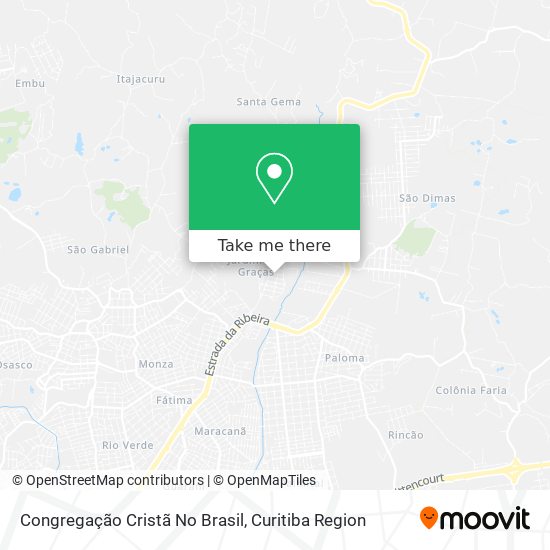 Congregação Cristã No Brasil map