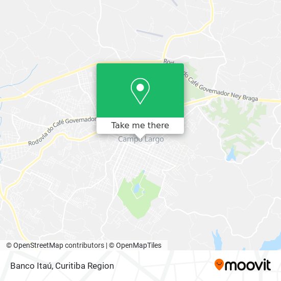 Banco Itaú map