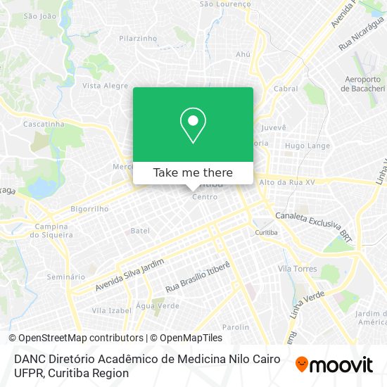 DANC Diretório Acadêmico de Medicina Nilo Cairo UFPR map