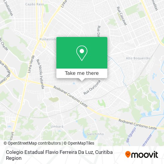 Colegio Estadual Flavio Ferreira Da Luz map