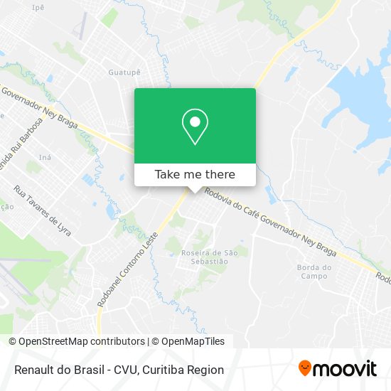 Renault do Brasil - CVU map