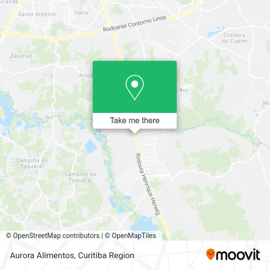 Aurora Alimentos map