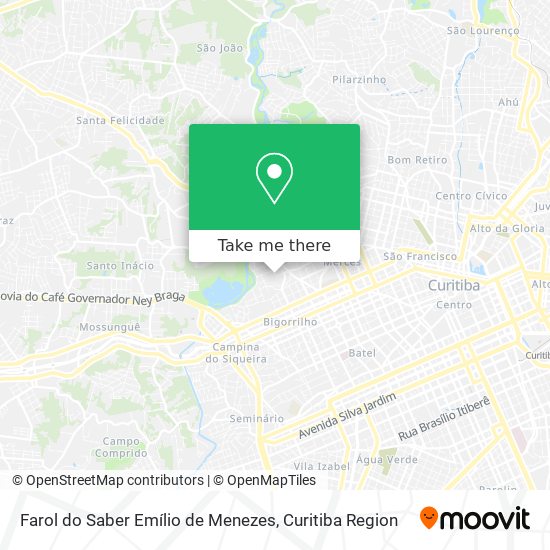 Farol do Saber Emílio de Menezes map