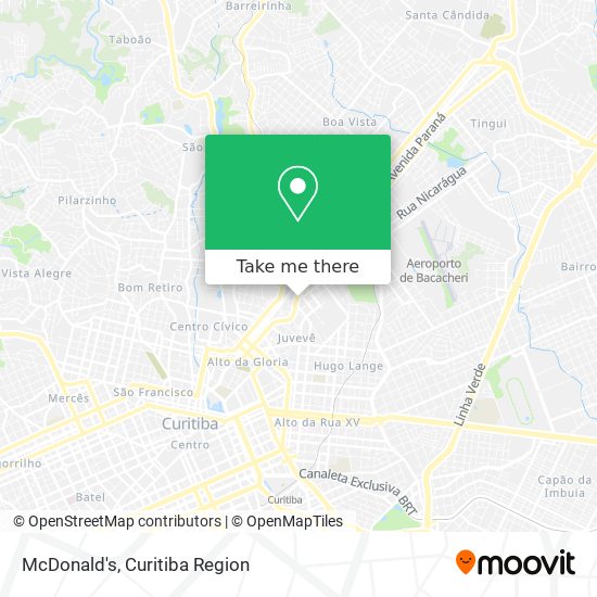 McDonald's map