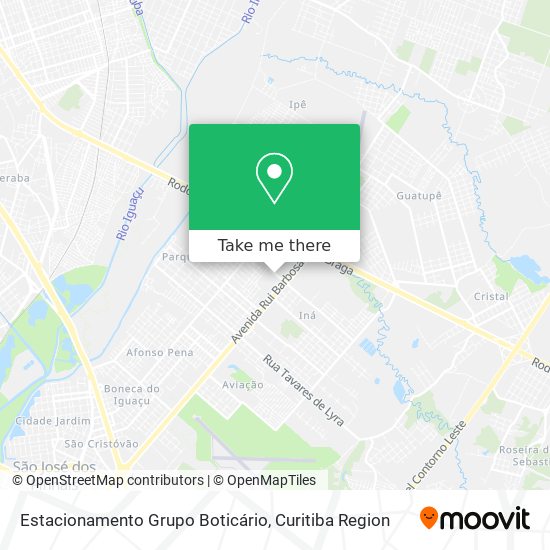 Estacionamento Grupo Boticário map