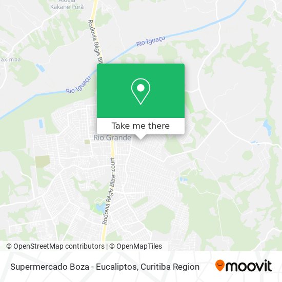 Supermercado Boza - Eucaliptos map