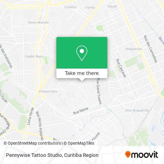 Pennywise Tattoo Studio map