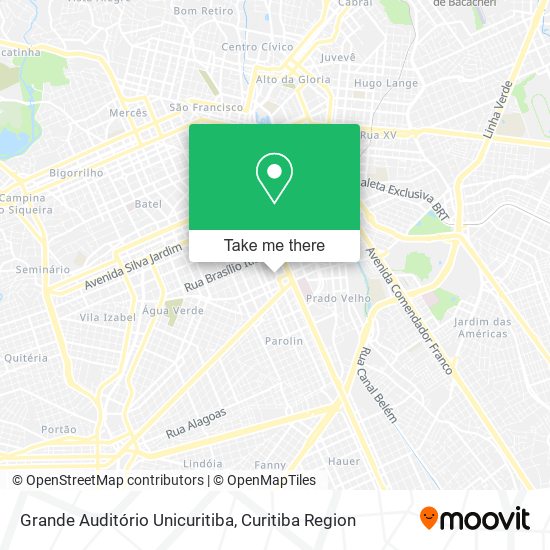 Grande Auditório Unicuritiba map