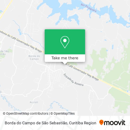 Borda do Campo de São Sebastião map