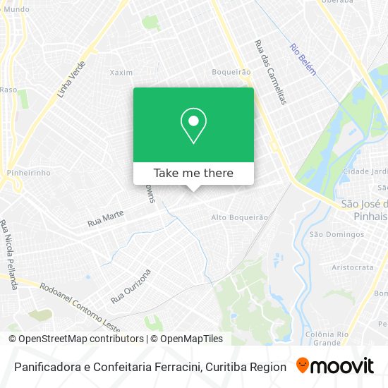 Panificadora e Confeitaria Ferracini map