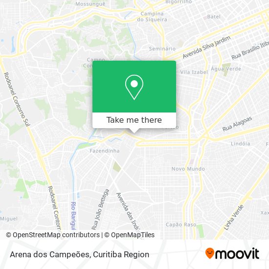 Arena dos Campeões map