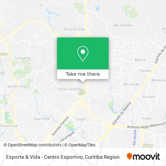 Esporte & Vida - Centro Esportivo map