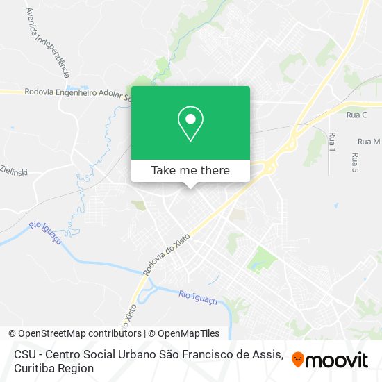 CSU - Centro Social Urbano São Francisco de Assis map