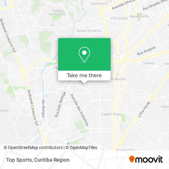Top Sports map