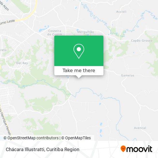 Chácara Illustratti map