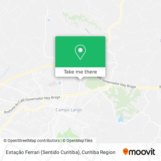 Estação Ferrari (Sentido Curitiba) map