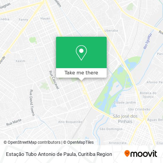 Estação Tubo Antonio de Paula map