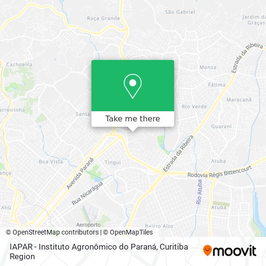 IAPAR - Instituto Agronômico do Paraná map
