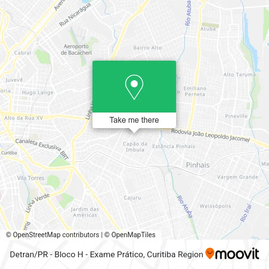 Detran / PR - Bloco H - Exame Prático map