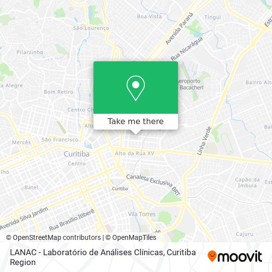 LANAC - Laboratório de Análises Clínicas map
