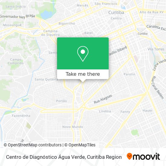 Centro de Diagnóstico Água Verde map