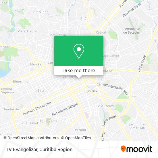 TV Evangelizar map