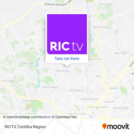 RICTV map