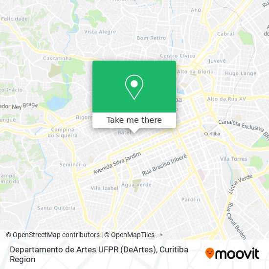 Departamento de Artes UFPR (DeArtes) map