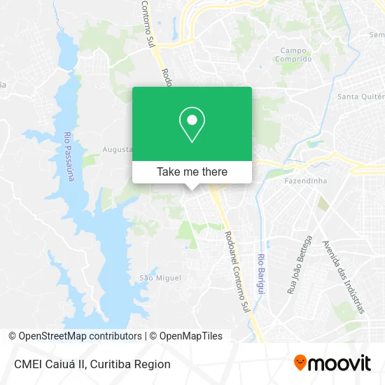 CMEI Caiuá II map