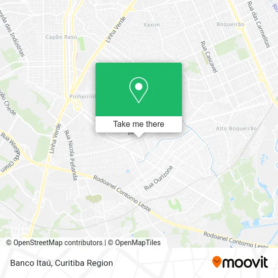 Banco Itaú map