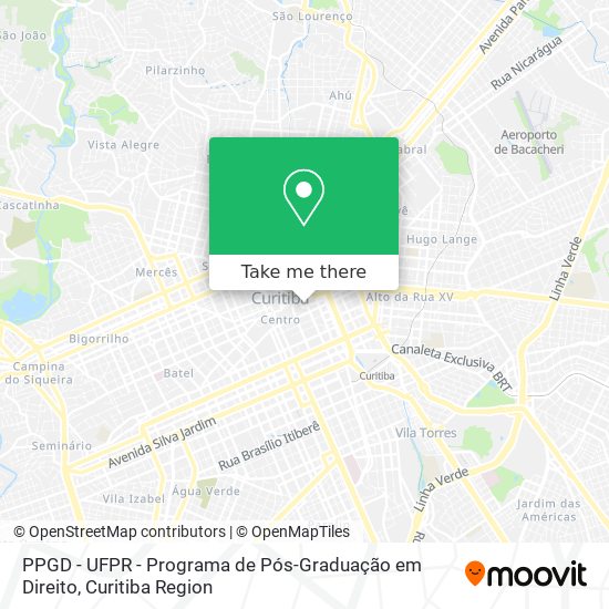 PPGD - UFPR - Programa de Pós-Graduação em Direito map