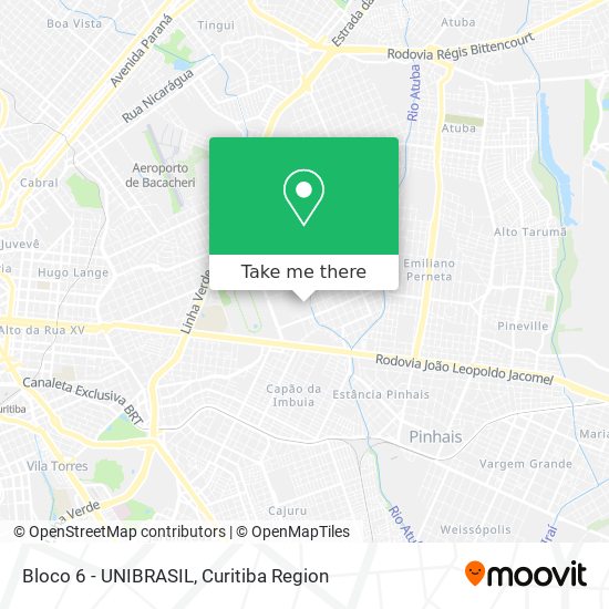 Bloco 6 - UNIBRASIL map