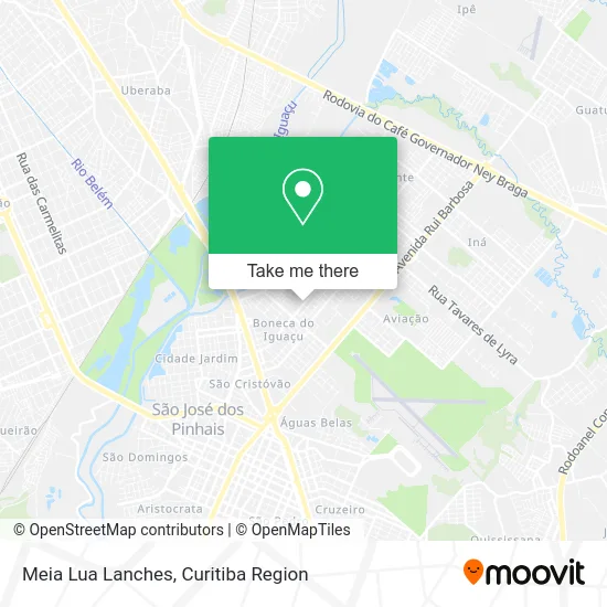 Meia Lua Lanches map