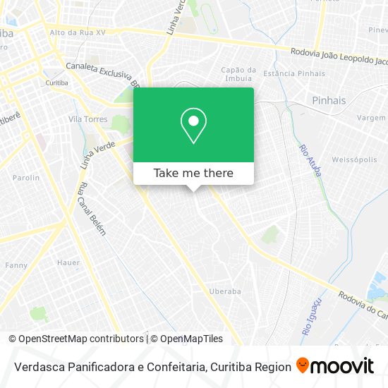 Verdasca Panificadora e Confeitaria map