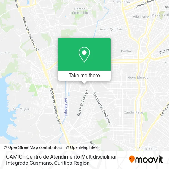 CAMIC - Centro de Atendimento Multidisciplinar Integrado Cusmano map