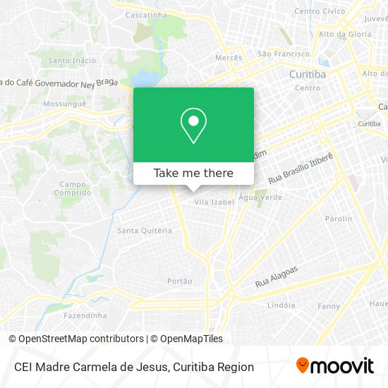 CEI Madre Carmela de Jesus map