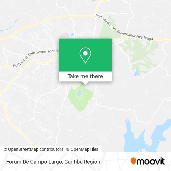 Mapa Forum De Campo Largo