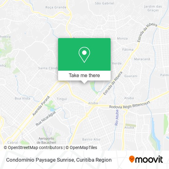 Condomínio Paysage Sunrise map