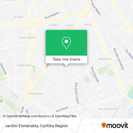 Jardim Esmeralda map