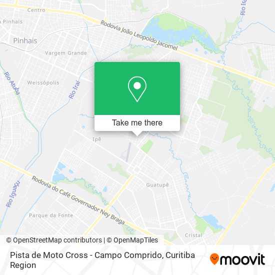 Pista de Moto Cross - Campo Comprido map