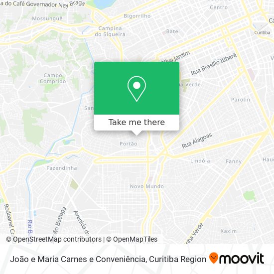 Mapa João e Maria Carnes e Conveniência